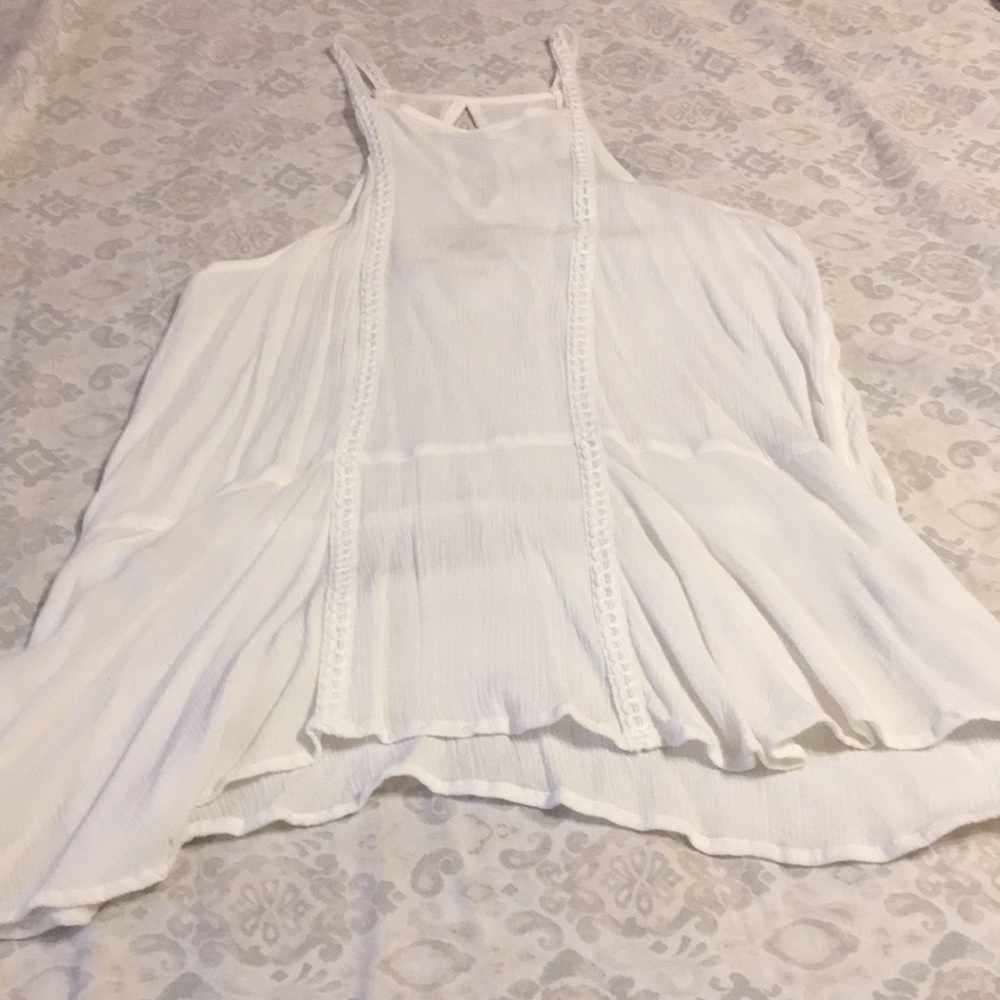 White Hollister Top
